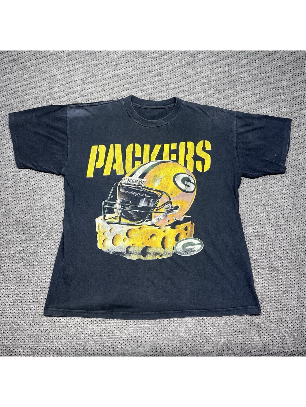 Vintage 90S Green Bay Packers Helmet T-Shirt XL National Football League RARE